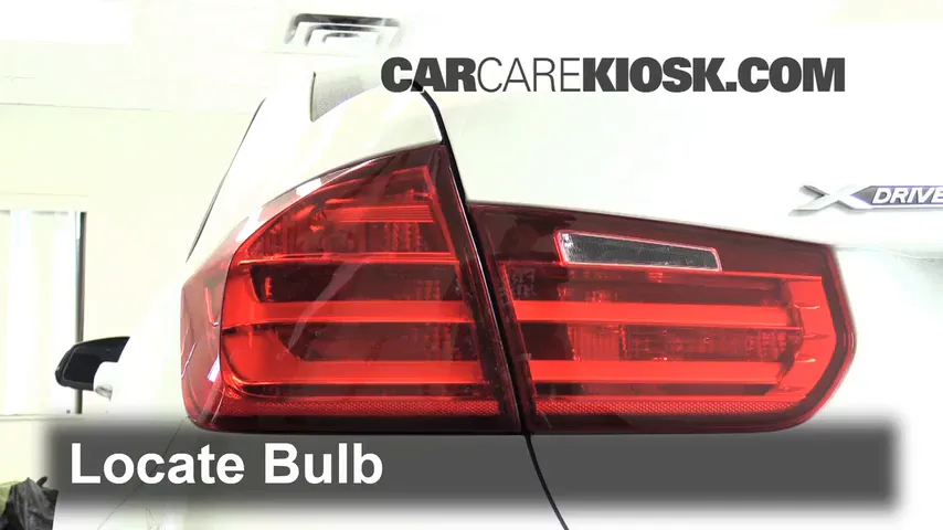 2014 BMW 320i 2.0L 4 Cyl. Turbo Lights Tail Light (replace bulb)